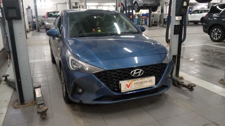 Hyundai Solaris 2021 года, 90 397 км - вид 2