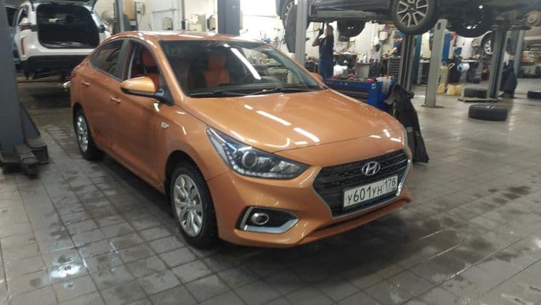 Hyundai Solaris 2017 года, 97 173 км - вид 2