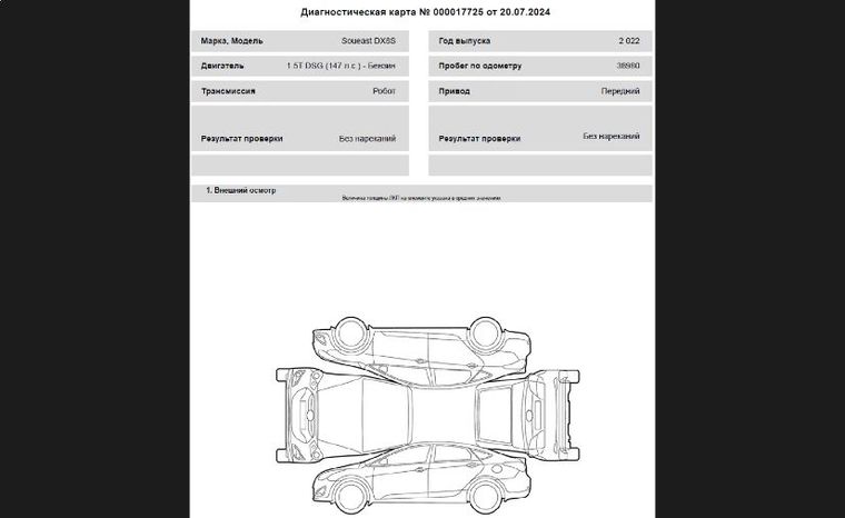 Soueast DX8S 2022 года, 38 980 км - вид 27