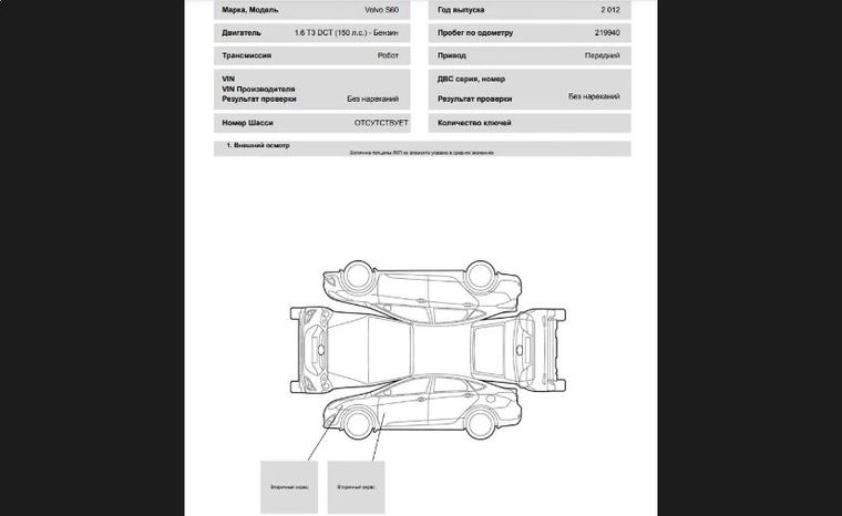 Volvo S60 2012 года, 219 940 км - вид 18