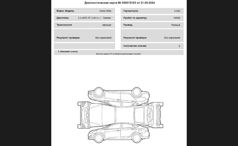 Geely Atlas 2020 года, 84 904 км - вид 18