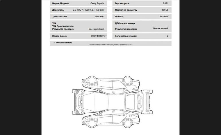 Geely Tugella 2021 года, 52 195 км - вид 22