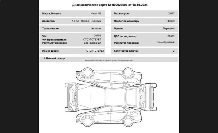 Haval H6 2017 года, 143 629 км - вид 19