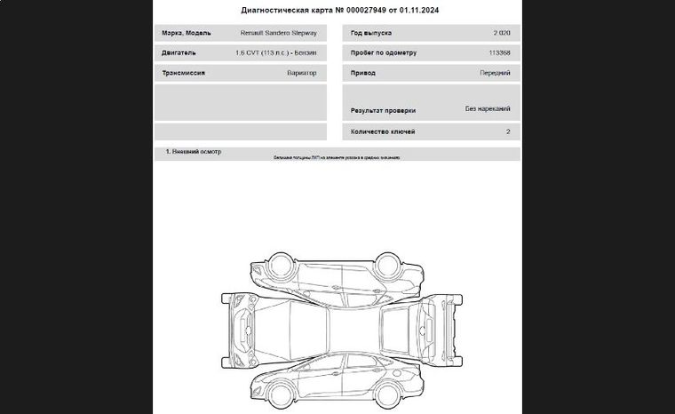 Renault Sandero Stepway 2020 года, 113 368 км - вид 20