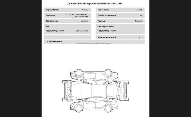 Audi Q7 2023 года, 38 км - вид 44