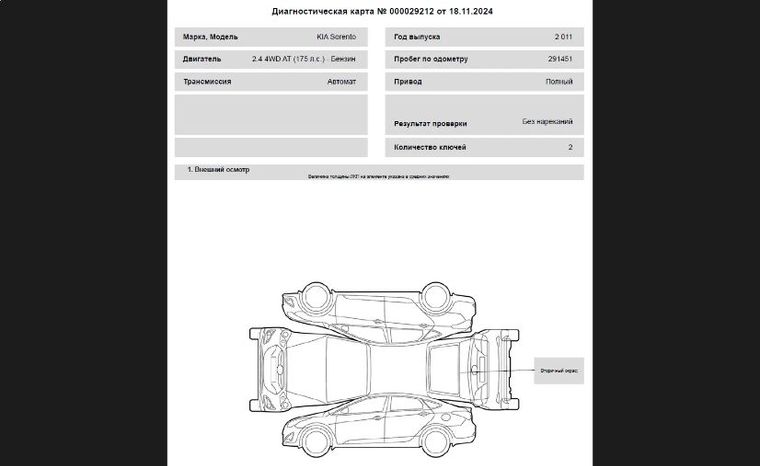 KIA Sorento 2011 года, 291 451 км - вид 23