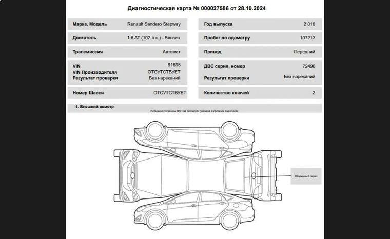 Renault Sandero Stepway 2018 года, 107 213 км - вид 17