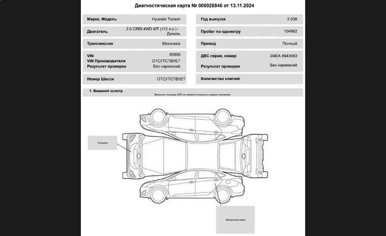 Hyundai Tucson 2008 года, 104 962 км - вид 18