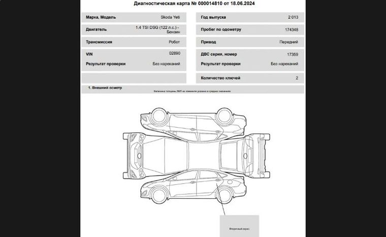 Skoda Yeti 2013 года, 174 348 км - вид 18