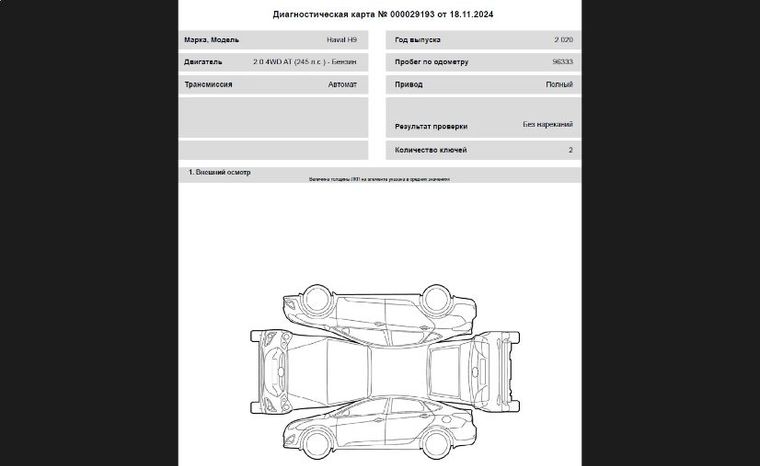 Haval H9 2020 года, 96 333 км - вид 34