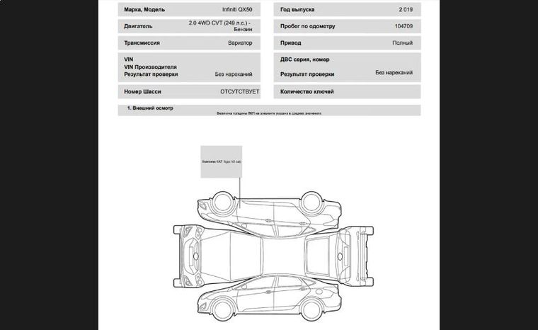 Infiniti QX50 2019 года, 104 709 км - вид 28