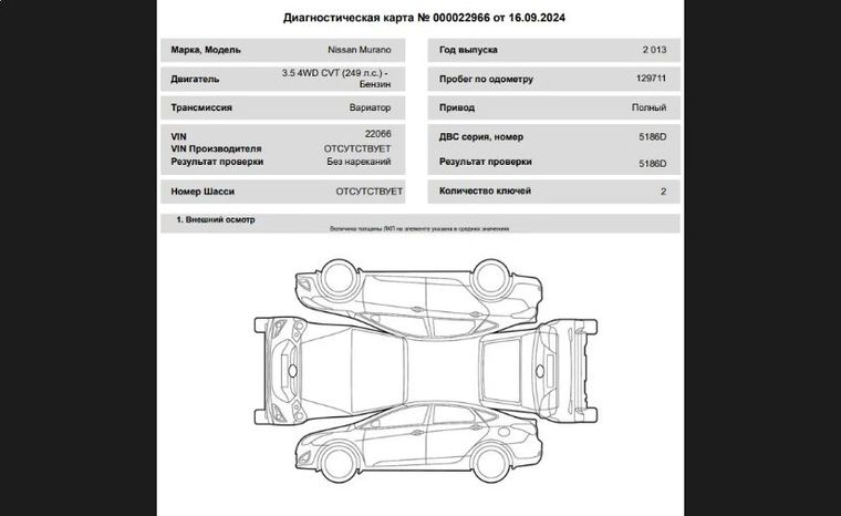 Nissan Murano 2013 года, 129 711 км - вид 26