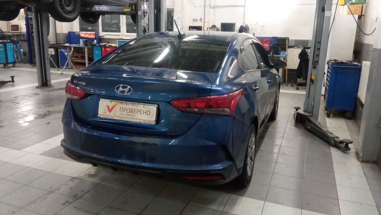 Hyundai Solaris 2021 года, 90 397 км - вид 3