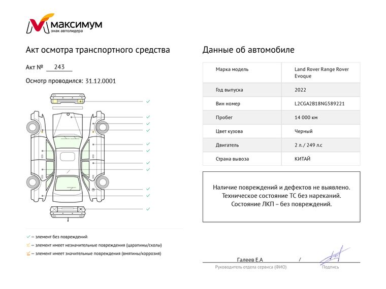 Land Rover Range Rover Evoque 2022 года, 14 000 км - вид 33