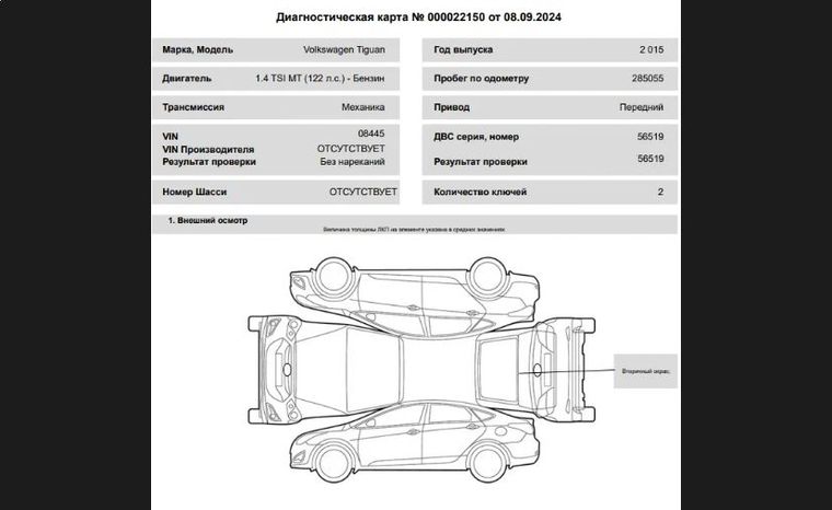 Volkswagen Tiguan 2015 года, 272 426 км - вид 19