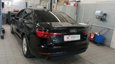 Audi A4 2017 года, 99 637 км - вид 4