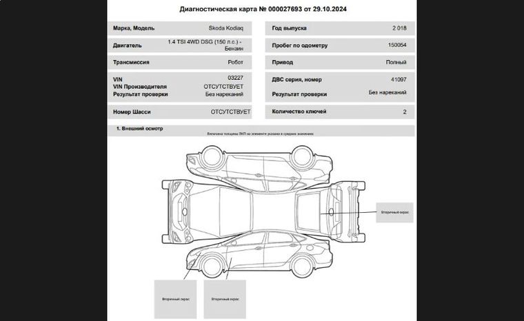 Skoda Kodiaq 2018 года, 150 054 км - вид 23