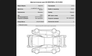 Haval H6 2019 года, 87 207 км - вид 24