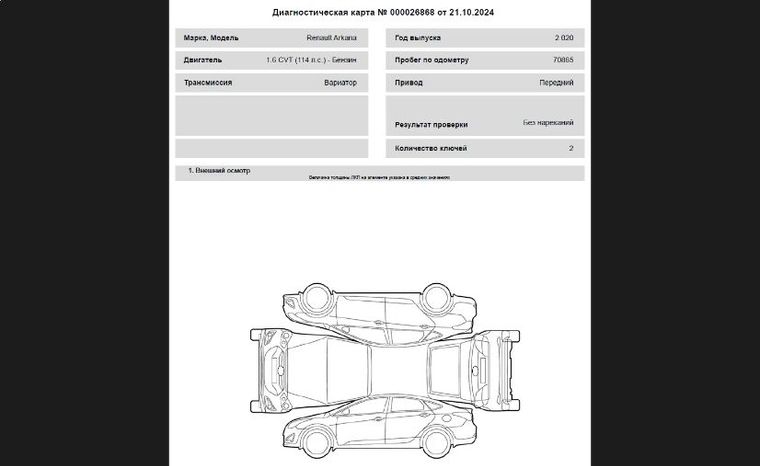 Renault Arkana 2020 года, 70 885 км - вид 18