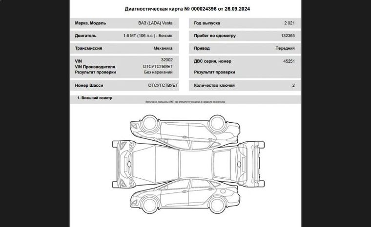 ВАЗ (LADA) Vesta 2021 года, 132 365 км - вид 18