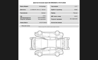 KIA Sportage 2017 года, 80 595 км - вид 25