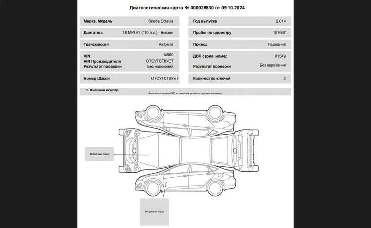 Skoda Octavia 2014 года, 157 667 км - вид 19