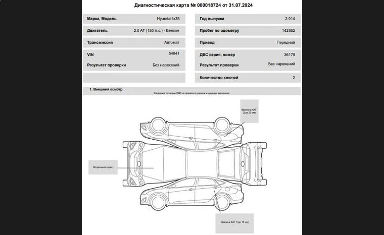 Hyundai ix35 2014 года, 142 552 км - вид 15