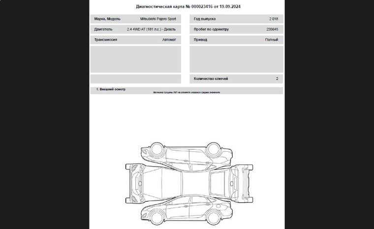 Mitsubishi Pajero Sport 2018 года, 220 000 км - вид 20