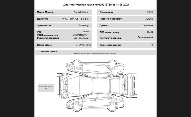 Renault Kaptur 2021 года, 101 269 км - вид 17