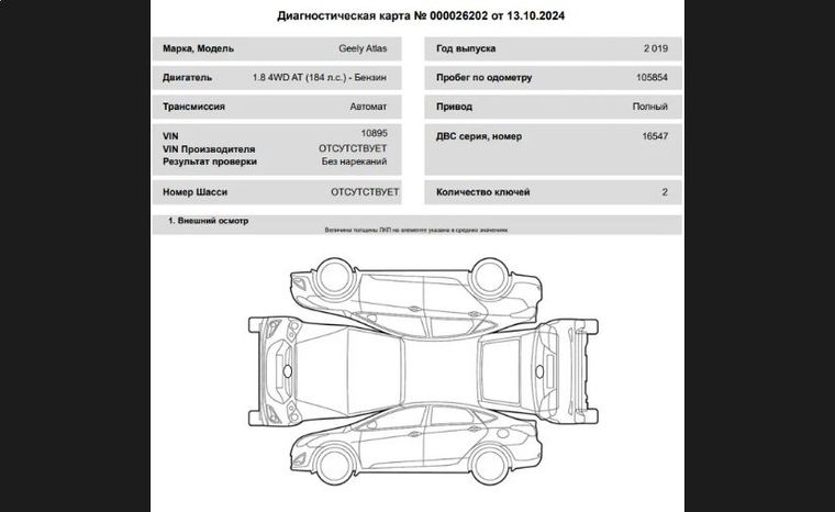 Geely Atlas 2019 года, 105 854 км - вид 19