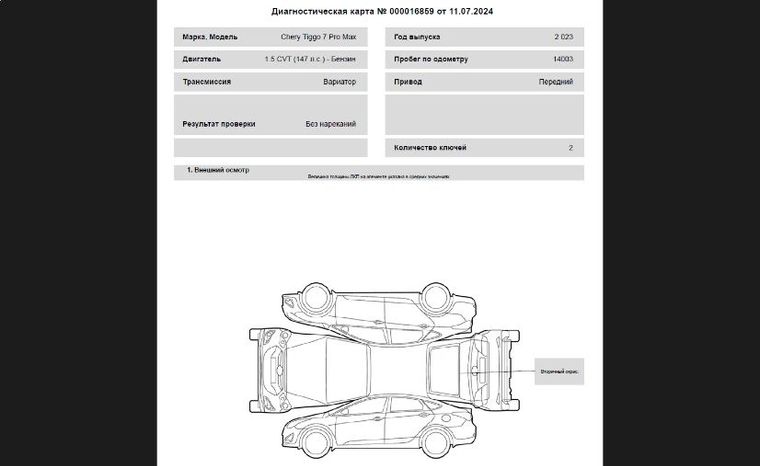 Chery Tiggo 7 Pro Max 2023 года, 14 003 км - вид 30