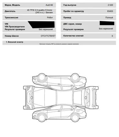 Audi A6 2020 года, 83 455 км - вид 33