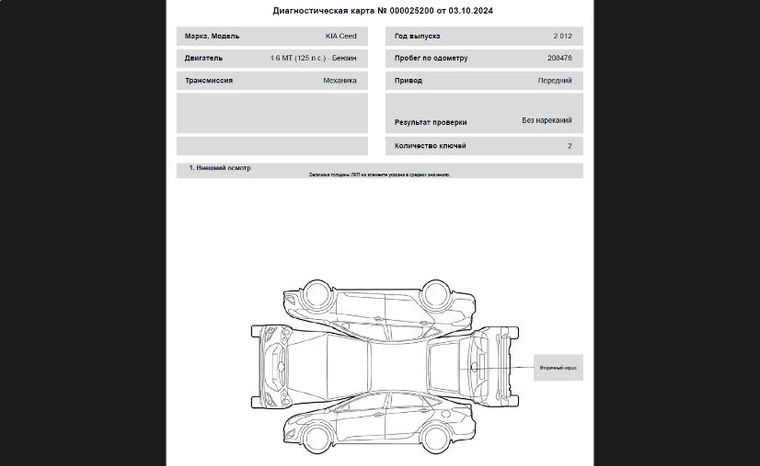 KIA Ceed 2012 года, 209 000 км - вид 17