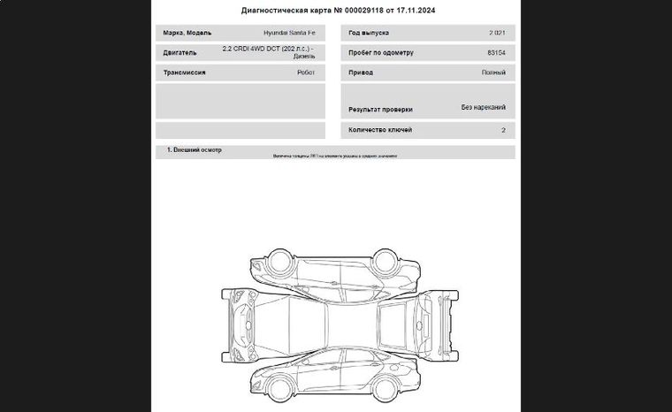 Hyundai Santa Fe 2021 года, 83 154 км - вид 20