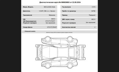 ВАЗ (LADA) Vesta 2019 года, 84 766 км - вид 18