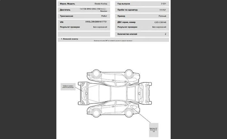 Skoda Kodiaq 2021 года, 111 708 км - вид 19