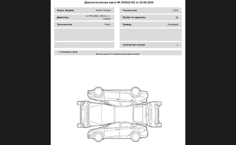 Skoda Octavia 2024 года, 10 км - вид 30