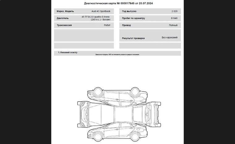 Audi A5 2020 года, 81 948 км - вид 20