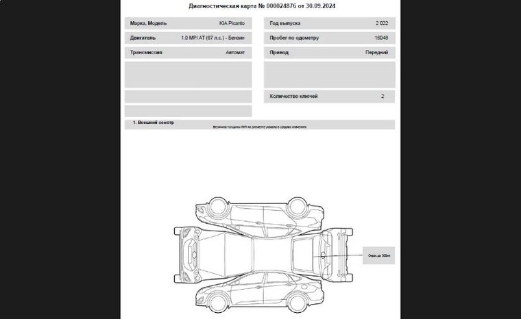 KIA Picanto 2022 года, 16 050 км - вид 20