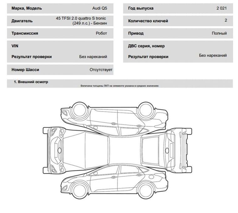 Audi Q5 2021 года, 42 657 км - вид 25